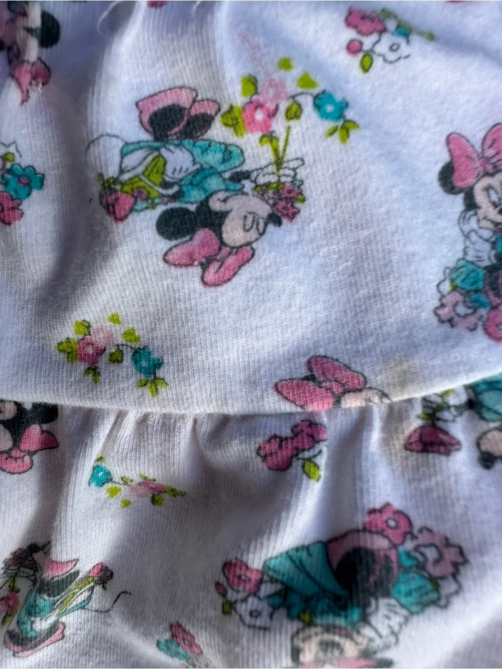 Disney Pink Ruffle Minnie Mouse One-Piece(47)